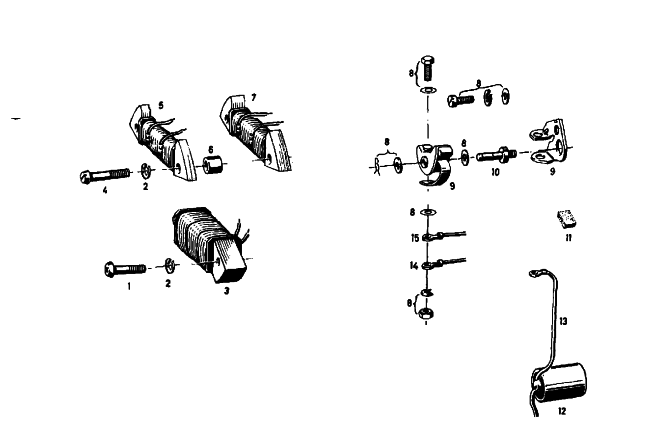 Parts Diagram for Arctic Cat 1975 CHEETAH (Wankel) SNOWMOBILE MAGNETO GENERATOR