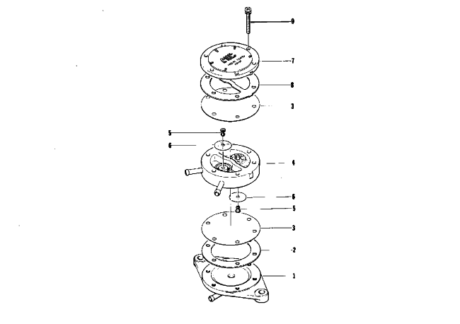 Parts Diagram for Arctic Cat 1975 JAG 340 SNOWMOBILE FUEL PUMP
