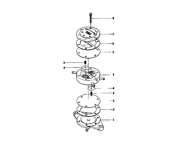 Parts Diagram for Arctic Cat 1975 EL TIGRE' Z 340 SNOWMOBILE FUEL PUMP