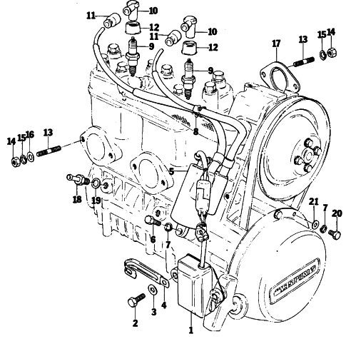 Parts Diagram for Arctic Cat 1976 ARCTIC Z 440 SNOWMOBILE ELECTRICAL