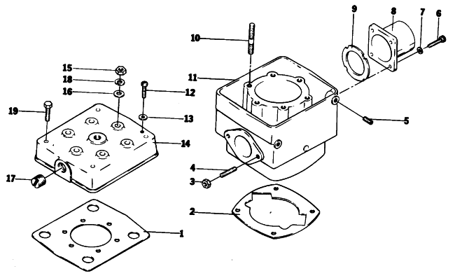 Parts Diagram for Arctic Cat 1976 ARCTIC Z 250 SNOWMOBILE CYLINDER