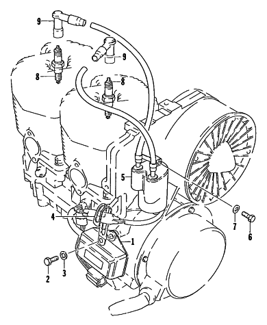 Parts Diagram for Arctic Cat 1981 PANTERA SNOWMOBILE ELECTRICAL