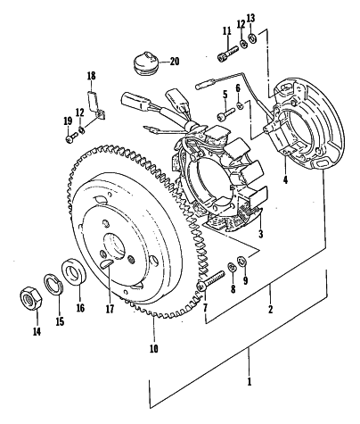Parts Diagram for Arctic Cat 1981 PANTERA ES SNOWMOBILE MAGNETO