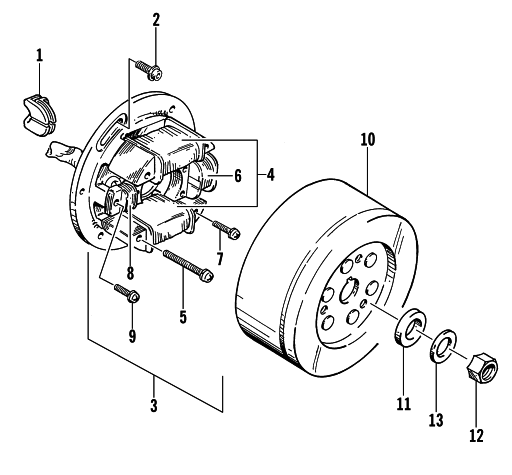 Parts Diagram for Arctic Cat 1998 ZL 440 SNOWMOBILE MAGNETO