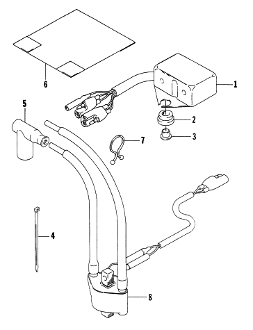 Parts Diagram for Arctic Cat 1996 ZR 580 SNOWMOBILE ELECTRICAL