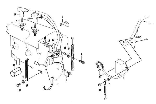 Parts Diagram for Arctic Cat 1997 Z 440 SNOWMOBILE ELECTRICAL