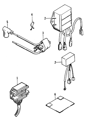 Parts Diagram for Arctic Cat 1996 EXT 580 EFI DX SNOWMOBILE ELECTRICAL