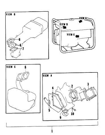 Parts Diagram for Arctic Cat 1997 2500G GENERATORS GASKET SET (OPTIONAL)