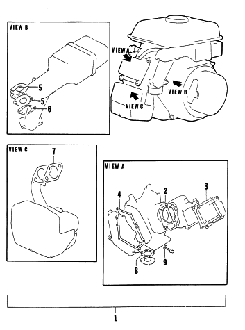 Parts Diagram for Arctic Cat 1997 1400G GENERATORS GASKET SET (OPTIONAL)