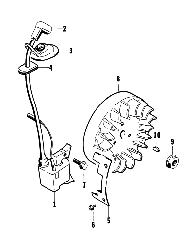 Parts Diagram for Arctic Cat 1997 750G GENERATORS MAGNETO ASSEMBLY