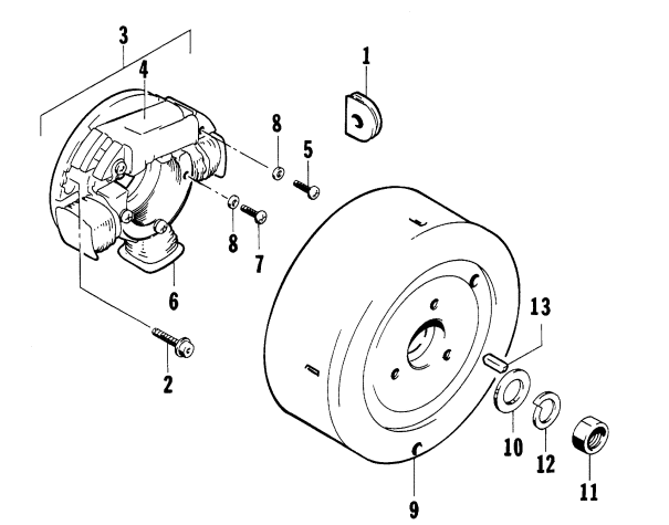 Parts Diagram for Arctic Cat 1997 ZR 440 SNOWMOBILE MAGNETO