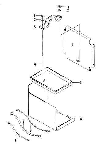 Parts Diagram for Arctic Cat 1997 4000GD GENERATORS BATTERY ASSEMBLY