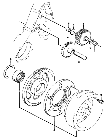 Parts Diagram for Arctic Cat 1997 2X4 ATV STARTER CLUTCH ASSEMBLY