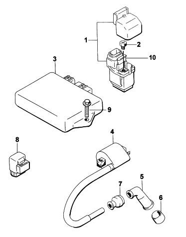 Parts Diagram for Arctic Cat 1998 400 2X4 ATV ELECTRICAL COMPONENTS ASSEMBLY