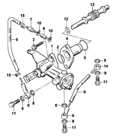 Parts Diagram for Arctic Cat 1998 ZRT 600 SNOWMOBILE OIL PUMP