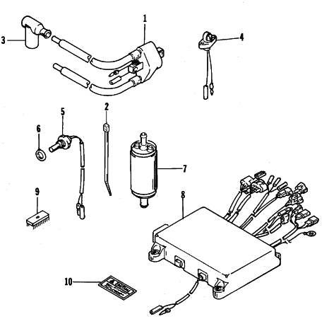 Parts Diagram for Arctic Cat 1998 POWDER SPECIAL 600 EFI SNOWMOBILE ELECTRICAL