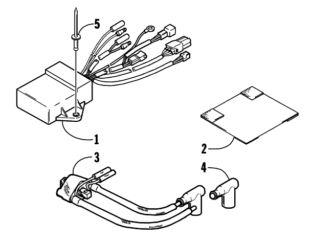 Parts Diagram for Arctic Cat 1998 ZR 440 SNO-PRO SNOWMOBILE ELECTRICAL