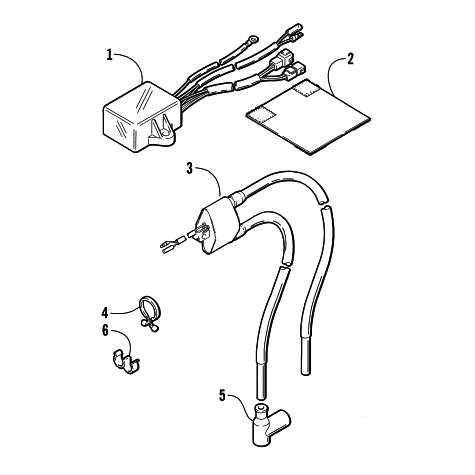 Parts Diagram for Arctic Cat 1999 ZR 500 LE SNOWMOBILE ELECTRICAL