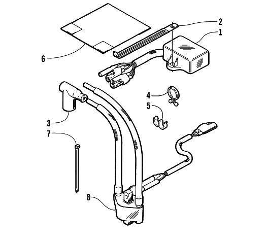 Parts Diagram for Arctic Cat 2000 PANTHER 550 SNOWMOBILE ELECTRICAL