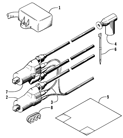 Parts Diagram for Arctic Cat 2000 THUNDERCAT MC () SNOWMOBILE ELECTRICAL