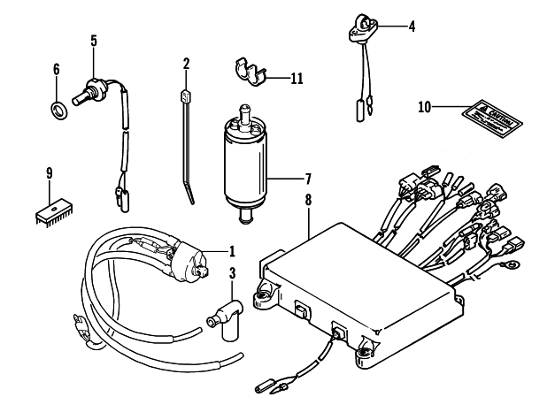 Parts Diagram for Arctic Cat 2000 ZL 580 EFI ESR SNOWMOBILE ELECTRICAL