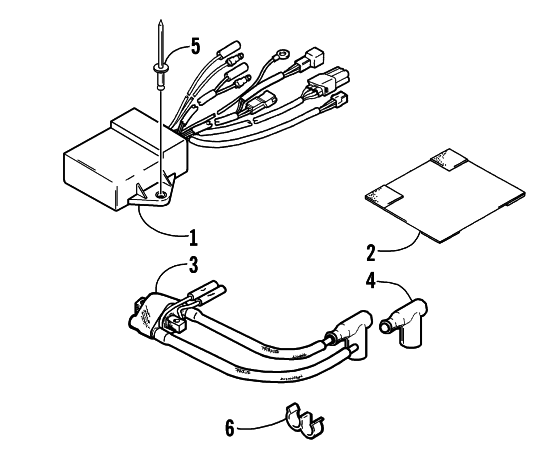 Parts Diagram for Arctic Cat 1999 ZR 440 SNO-PRO SNOWMOBILE ELECTRICAL