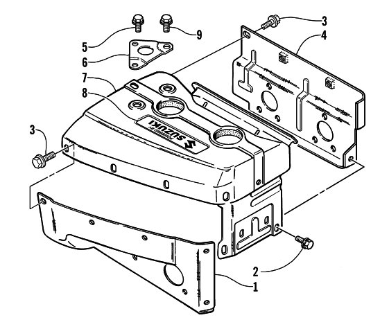 Parts Diagram for Arctic Cat 2001 Z 370 SNOWMOBILE CYLINDER COWLING