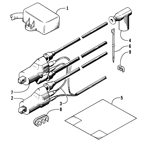 Parts Diagram for Arctic Cat 2000 TRIPLE TOURING 600 SNOWMOBILE ELECTRICAL