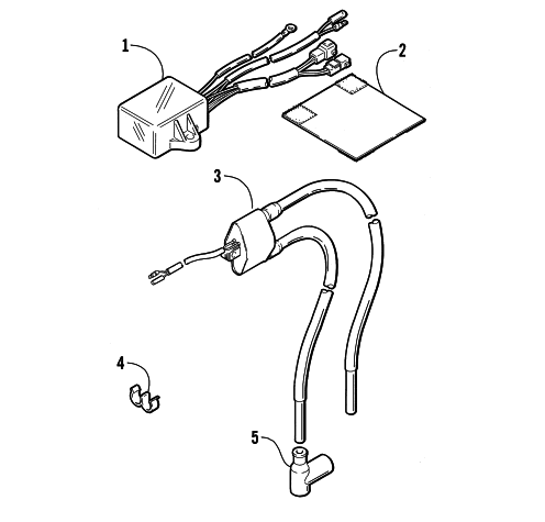 Parts Diagram for Arctic Cat 2000 ZR 700 () SNOWMOBILE ELECTRICAL