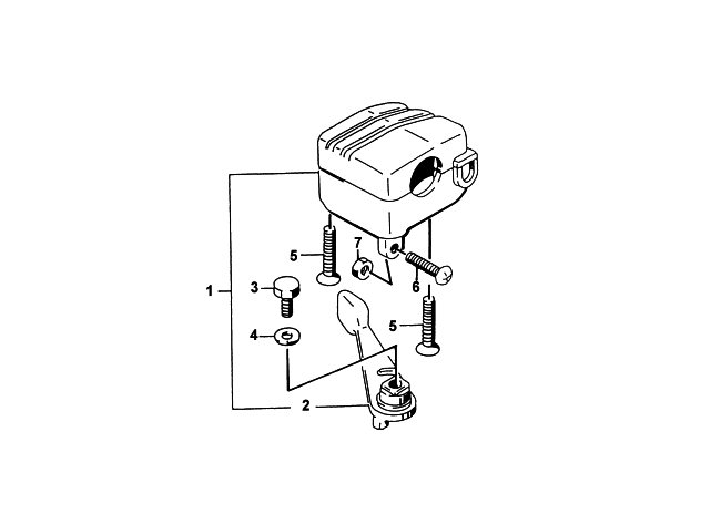 Parts Diagram for Arctic Cat 2002 500 AUTOMATIC TRANSMISSION FIS () ATV THROTTLE CONTROL ASSEMBLY