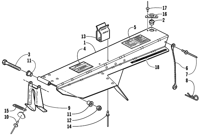 Parts Diagram for Arctic Cat 2002 ZRT 600 SNOWMOBILE BELT GUARD ASSEMBLY