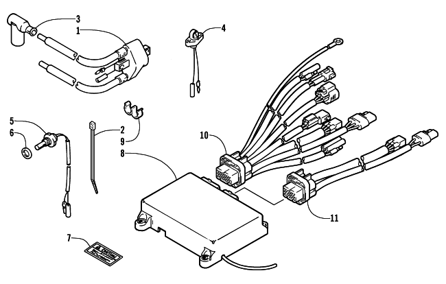 Parts Diagram for Arctic Cat 2002 PANTERA 600 EFI ESR SNOWMOBILE ELECTRICAL