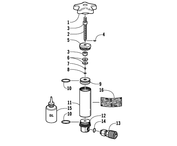 Parts Diagram for Arctic Cat 2001 ZR 440 SNO PRO (SNO-CROSS) SNOWMOBILE EASY-ADJUST ASSEMBLY (Cross Country)