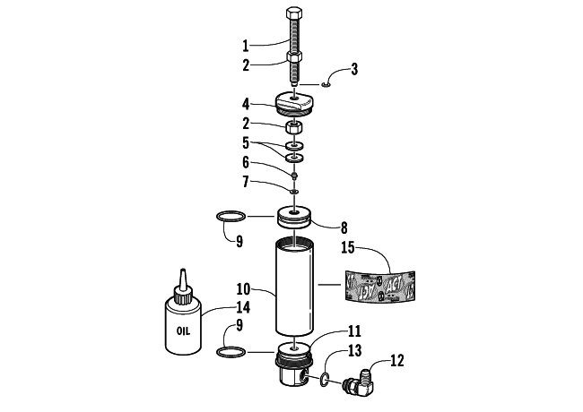 Parts Diagram for Arctic Cat 2001 ZR 440 SNO PRO (SNO-CROSS) SNOWMOBILE EASY-ADJUST ASSEMBLY