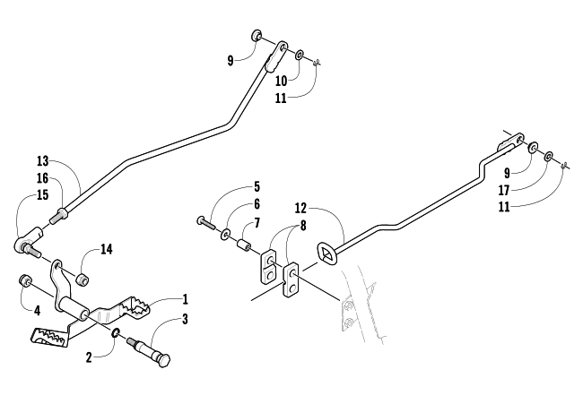 Parts Diagram for Arctic Cat 2002 300 4x4 () ATV SHIFTER ASSEMBLY
