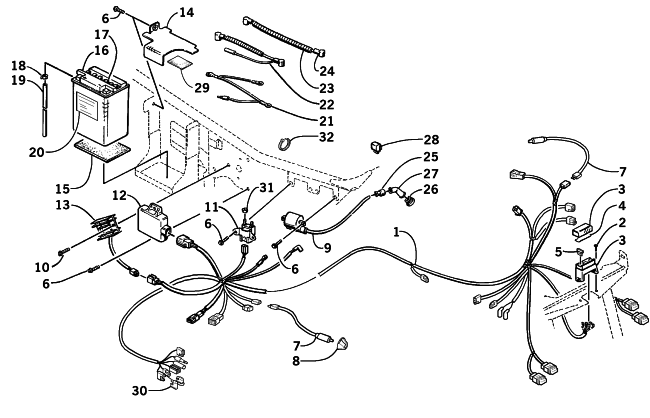 Parts Diagram for Arctic Cat 2002 250 2x4 () ATV ELECTRICAL COMPONENTS
