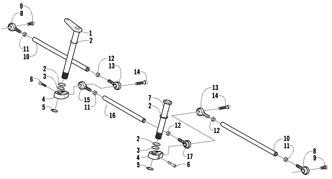 Parts Diagram for Arctic Cat 2002 ZR 440 SNO PRO SNOWMOBILE TIE ROD ASSEMBLY