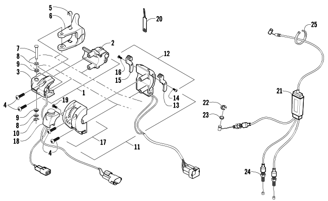 Parts Diagram for Arctic Cat 2002 ZR 440 SNO PRO () SNOWMOBILE THROTTLE CONTROL ASSEMBLY
