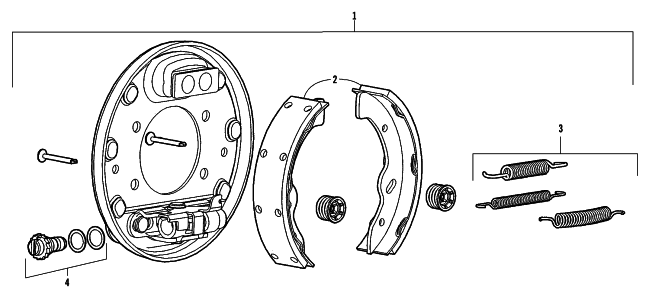 Parts Diagram for Arctic Cat 2002 SBS 1000 ATV BRAKE ASSEMBLY