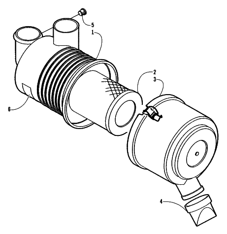Parts Diagram for Arctic Cat 2002 SBS 1000 ATV AIR CLEANER ASSEMBLY