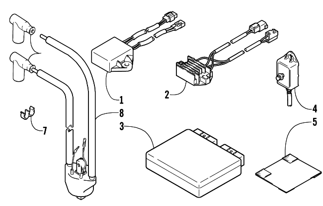 Parts Diagram for Arctic Cat 2003 440 SNO PRO L/C SNOWMOBILE ELECTRICAL