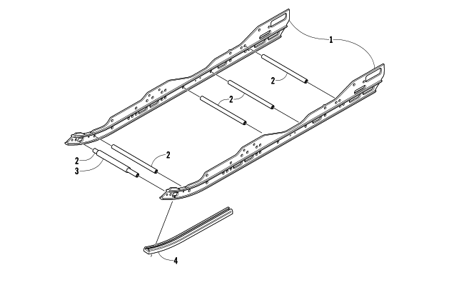 Parts Diagram for Arctic Cat 2004 FIRECAT 600 EFI LIMITED EDITION SNOWMOBILE REAR SUSPENSION