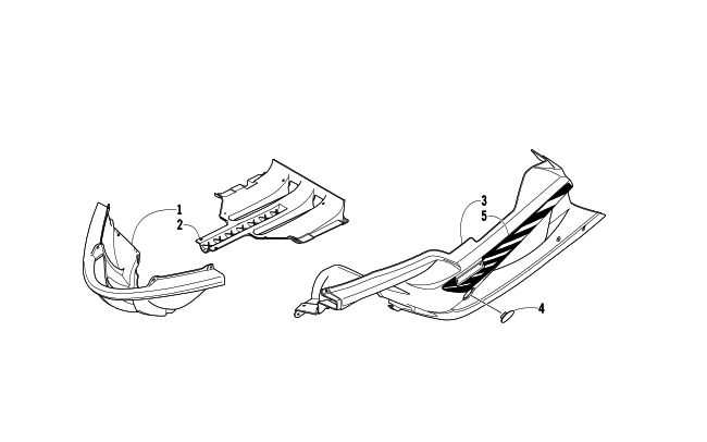 Parts Diagram for Arctic Cat 2004 FIRECAT 600 EFI LIMITED EDITION SNOWMOBILE BELLY PAN NIGHTFIRE BLACK