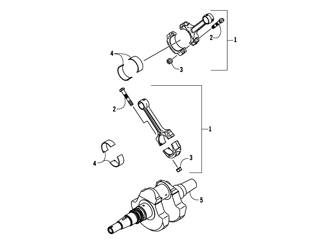 Parts Diagram for Arctic Cat 2004 650 V-2 4X4 FIS MRP CA ATV CRANKSHAFT ASSEMBLY