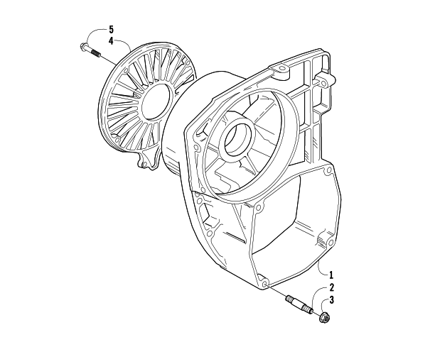 Parts Diagram for Arctic Cat 2007 Z 370 SNOWMOBILE FAN HOUSING