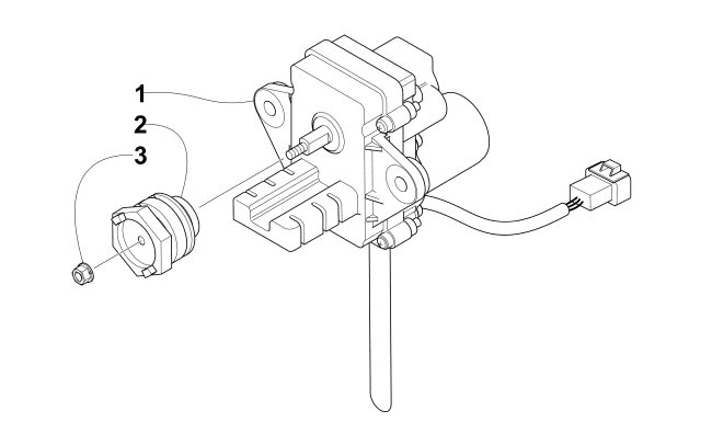 Parts Diagram for Arctic Cat 2012 M 800 SNO PRO 162 SNOWMOBILE SERVOMOTOR ASSEMBLY