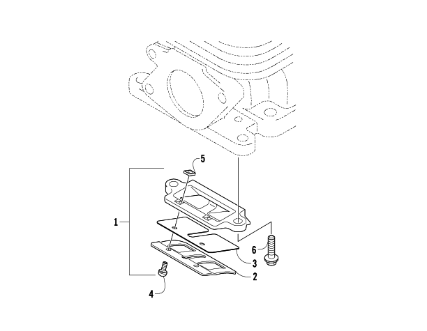 Parts Diagram for Arctic Cat 2013 T570 SNOWMOBILE REED VALVE ASSEMBLY