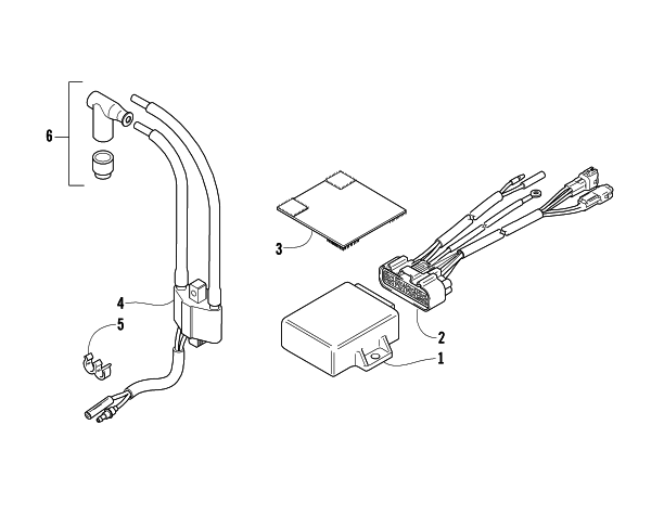 Parts Diagram for Arctic Cat 2008 T570 SNOWMOBILE ELECTRICAL