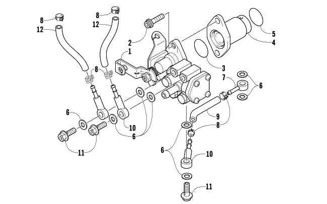 Parts Diagram for Arctic Cat 2005 ZR 900 EFI SNOWMOBILE OIL PUMP