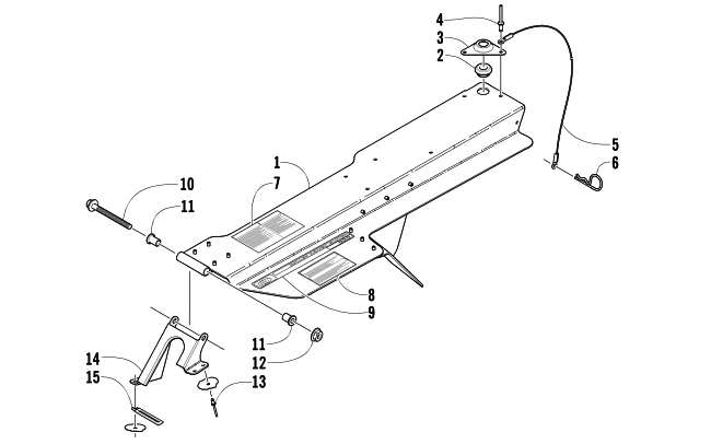 Parts Diagram for Arctic Cat 2005 Z 370 LX SNOWMOBILE BELT GUARD ASSEMBLY